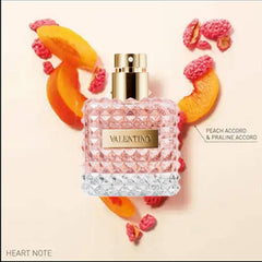 Valentino Donna - notas cítricas y iris en la apertura, sensación fresca.