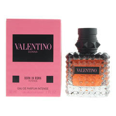 Valentino Donna Nacida en Roma Intensa edp, botella elegante, ideal para uso nocturno.