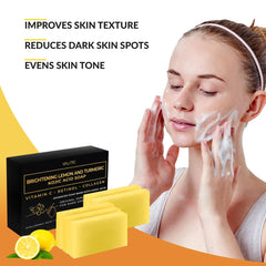 VALITIC Jabon Limon Curcuma Kojico Retinol para tono equilibrado.