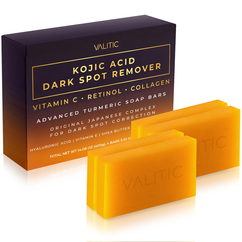 VALITIC savon anti-taches Kojique pour un teint plus homogène.