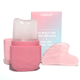 VANALIA rodillo de hielo y gua sha para rostro mejora la experiencia diaria de cuidado facial.