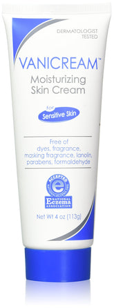 Vanicream crema hidratante para piel sensible con absorción rápida.