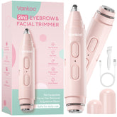 Vankoo face hair remover with LED front view showing precision capability for gentle removal