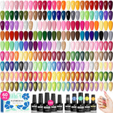 Esmaltes gel VANREESA: paleta de 55 colores para uñas vibrantes