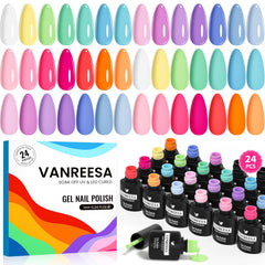 Kit VANREESA esmalte gel 21 tonos para manicuras versátiles