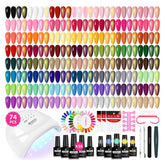 Vanreesa kit gel uñas con 74 piezas para manicura en casa