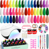 Vanreesa kit gel uñas 42 piezas para manicuras profesionales en casa.