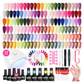 VANREESA kit de uñas gel con lámpara para manicura profesional en casa