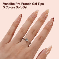 Vansiho tip de gel suave sin primer para aplicación rápida.