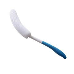 Cepillo Vansun con mango largo azul para alcanzar la espalda con comodidad