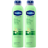 Vaseline Aloe Soothe Spray: paquete de 2, hidratación rápida tras la ducha.
