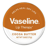Vaseline bálsamo labial en lata con manteca de cacao para labios suaves