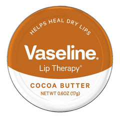 Vaseline bálsamo labial en lata con manteca de cacao para labios suaves