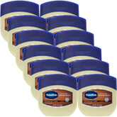 Vaseline Cocoa Butter Healing Jelly paquete de viaje de 12 para cuidado en movimiento.