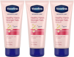 Vaseline para manos: enfoque en manos suaves y uñas fortalecidas.