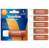 Vaseline Lip Therapy Cocoa Butter, frente: hidratación suave para labios.