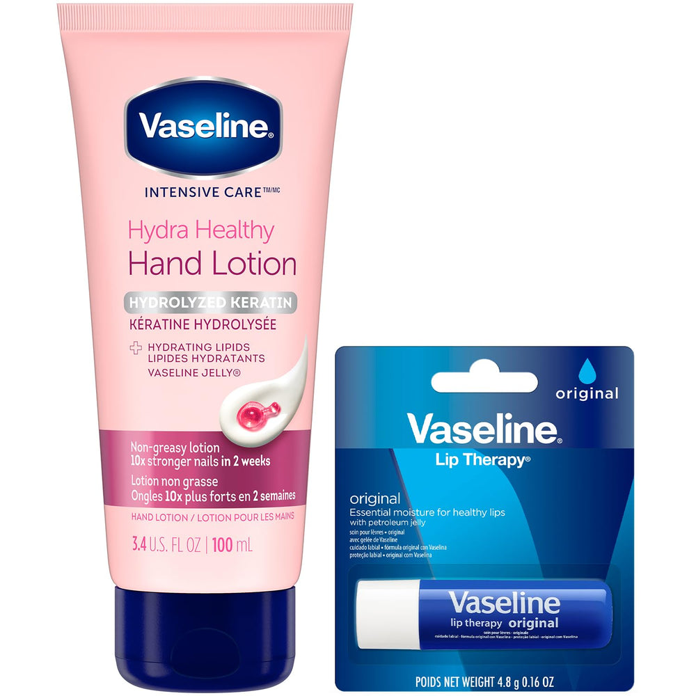 Vaseline Loción Manos Keratina: textura cremosa cuida uñas y cutículas.