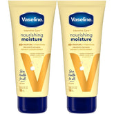 Vaseline Intensive Care, dos tubos, hidratación duradera para manos y cuerpo.
