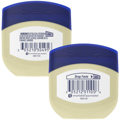 Vaseline Cocoa Butter Jelly en tarro de viaje para nutrición de la piel.