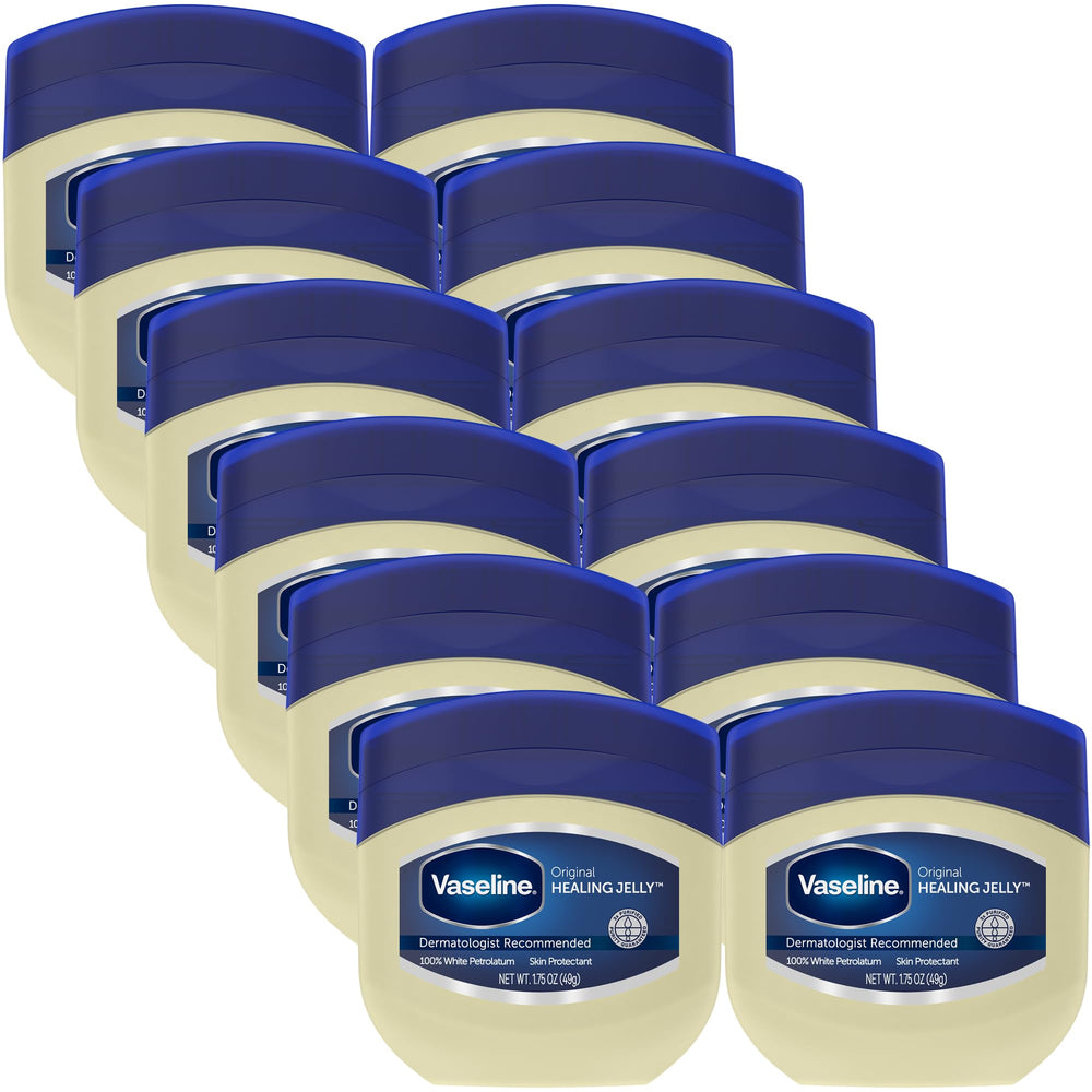 Vaseline Original en frasco de viaje para cuidado diario de la piel.