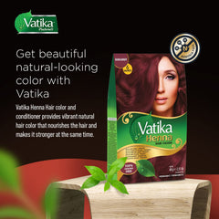 Vatika Naturals: sobres de 10 g para múltiples aplicaciones y retoques fáciles.