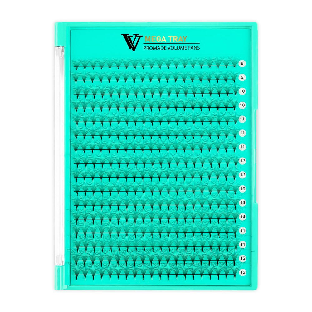 VAVALASH pestañas preconfeccionadas 10D, volumen ligero para estilos clásicos.