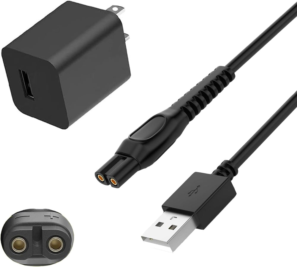 VCUMCLNR cargador 5V para Philips Norelco QP2724, carga rápida y estable.