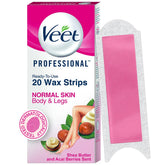 Veet kit depilación corporal, empaque práctico para uso en casa.
