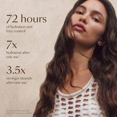 Aplicación de HYDR-8, textura cremosa para cabello suave
