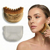 VEKDERTAGE cepillo contorno linfático facial para definición de mandíbula y drenaje suave.