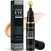 VELAMO ADVANCED Corrector de ojeras luminoso: tono melocotón para igualar el tono diario.