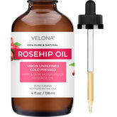 Velona Aceite de Rosa Mosqueta prensado en frío: hidratación profunda para la piel.