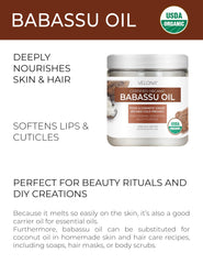 Velona Babassu Oil amber bottle highlights rich antioxidants for smooth skin