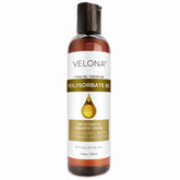 Frasco Velona Polysorbate 80 con solubilizante estable para cosméticos.