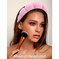 VELSCRUN diadema de lavado facial cómoda y duradera
