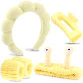 Diadema spa VELSCRUN con lazo para rostro suave y cómodo