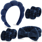VELSCRUN diadema spa para mantener el cabello fuera del rostro durante el lavado facial