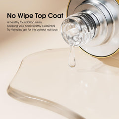 VENALISA capa superior de gel, resistente a rayones para uñas brillantes.