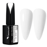 VENALISA gel uñas blanco puro para aplicación suave y duradera.