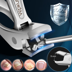 Corte con boca amplia de Vepkuso para uñas gruesas sin esfuerzo.