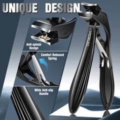 Set de manicura higiénico Vepkuso con recogedor para salpicaduras