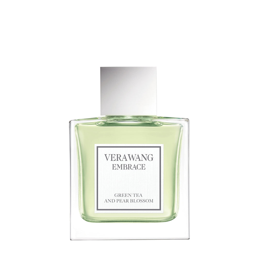 Vera Wang Embrace frasco con nota de pera y té verde; uso diario