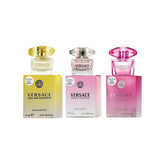 Cofre regalo Versace para mujer con tres fragancias, perfecto para probar.