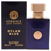 Versace Dylan Blue, botella de 30 ml, aroma fresco para uso diario y ocasiones formales.
