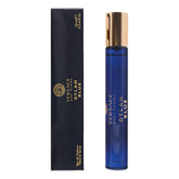 Versace Dylan Blue mini atomizador frente, ideal para uso diario y fragancia duradera.