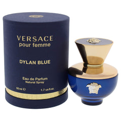 Versace Dylan Blue Pour Femme, botella frontal, ideal para uso diario.
