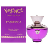 Versace Dylan Purple, botella rosa brillante, ideal para uso diario y eventos.