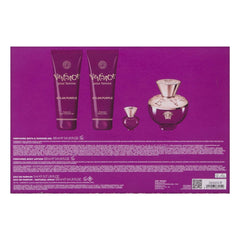 Versace Dylan Purple Conjunto 4 piezas, regalo perfecto para cualquier ocasión.