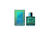 Versace Eros EDP, botella de 100 ml, vista frontal, aroma duradero para ocasiones.