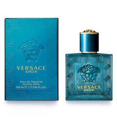 Versace Eros envase presentación, fragancia duradera para ocasiones especiales